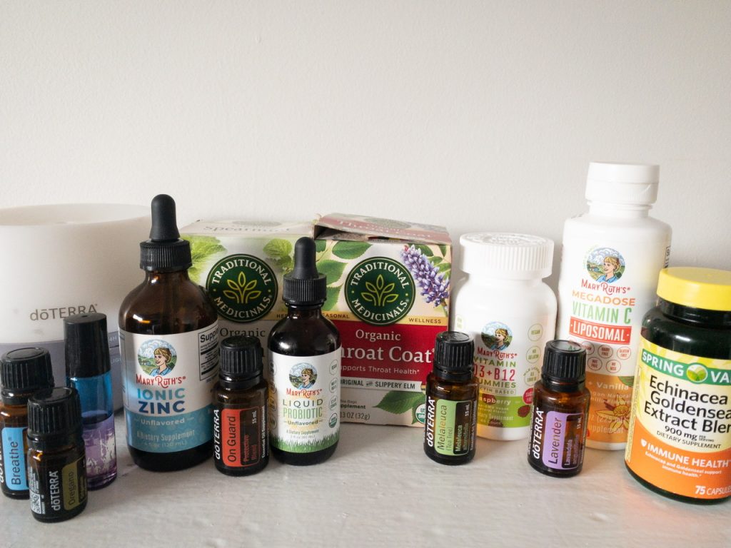 Natural supplements and essential oils