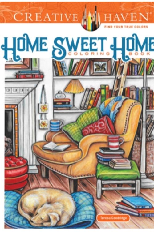 home sweet home adult coloring book