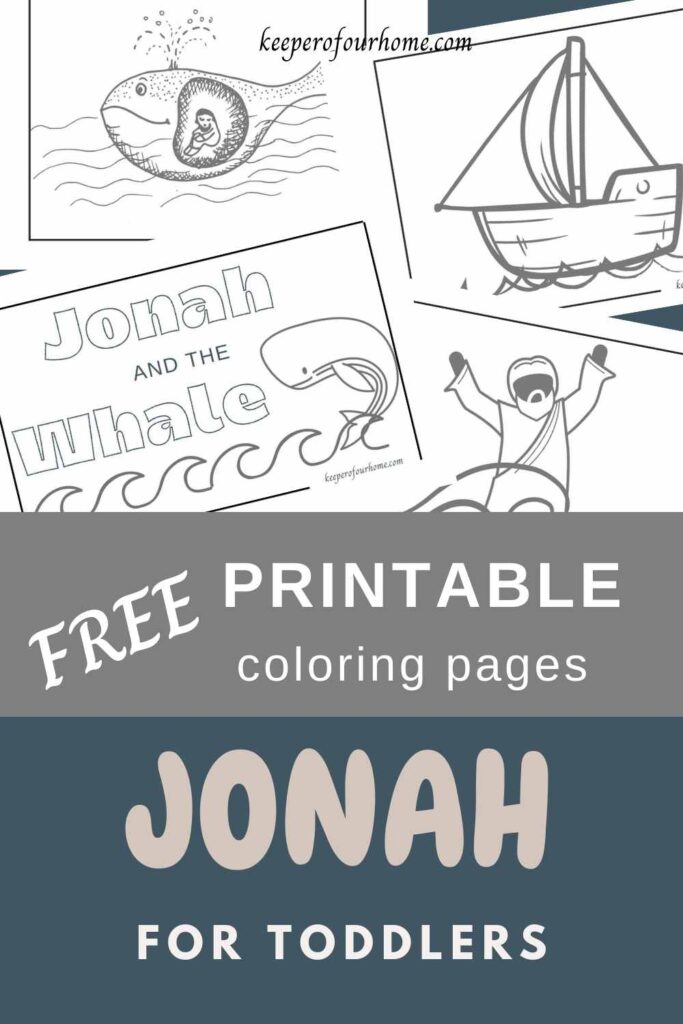 jonah and the whale free printables pinterest graphic