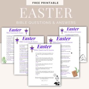easter bible trivia questions and answers printable