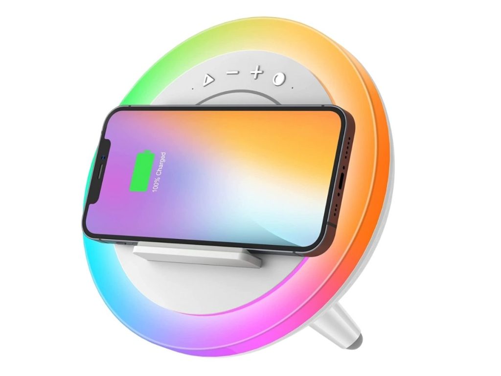 Wireless Cell phone charging staion plus bluetooth speaker