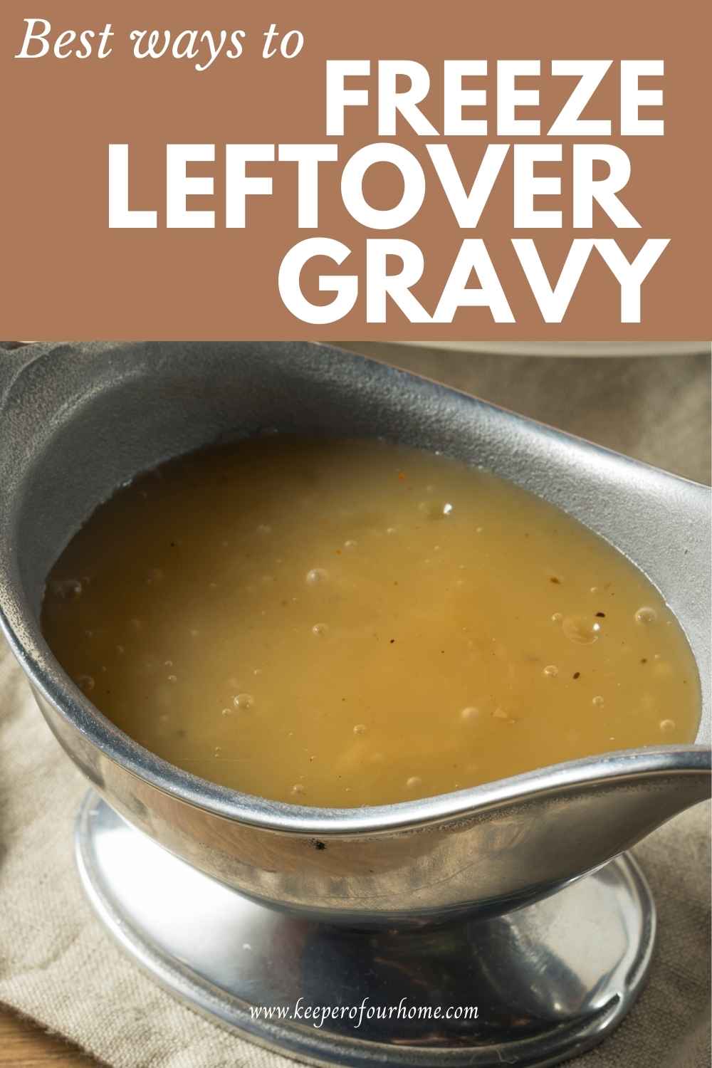 how to freeze gravy pinterest graphic