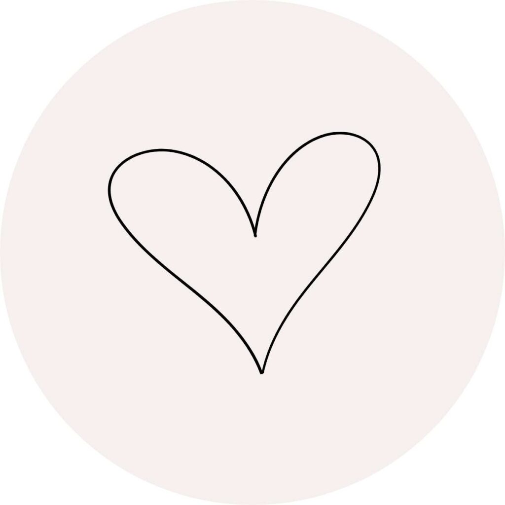 a heart. favorite things icon.